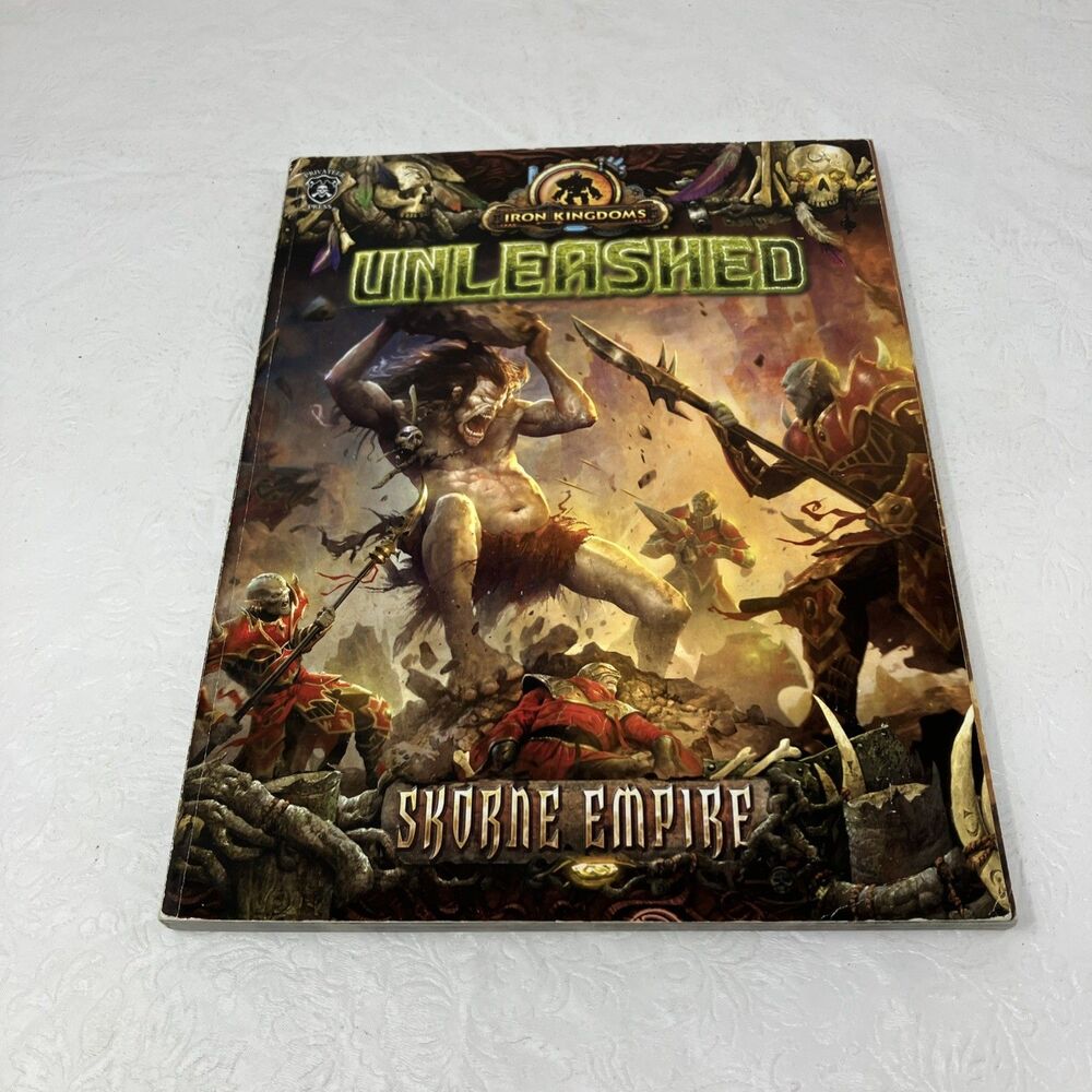 IRON KINGDOMS UNLEASHED Fantasy Roleplaying Game RPG SKORNE EMPIRE army book